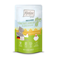 Produktbild von MjAMjAM Cat Mousse Hühnchen mit Sellerie Quetschie für erwachsene Katzen 12 x 125 g mit hohem Fleischanteil - 12 x 125 g