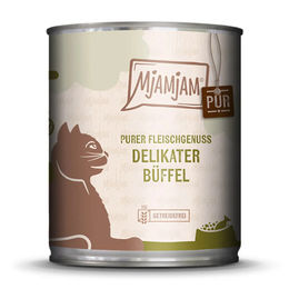 MjAMjAM Cat Nassfutter Büffel für Katzen Adult Stückchen in Soße Monoprotein mit hohem Fleischanteil 6 x 800 g - 800 g – Bild 1 von 2