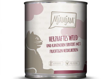 MjAMjAM Cat Nassfutter für Katzen Adult Wild und Kaninchen in Sauce, getreidefrei, 6 x 800 g - 6 x 800 g – Bild 1 von 8