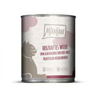Produktbild von MjAMjAM Cat Nassfutter für Katzen Adult Wild und Kaninchen in Sauce, getreidefrei, 6 x 800 g - 6 x 800 g