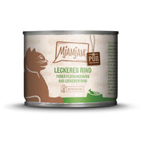 Produktbild von MjAMjAM Cat Nassfutter Rind pur Stückchen in Sauce Monoprotein Adult 6 x 200 g - 200 g
