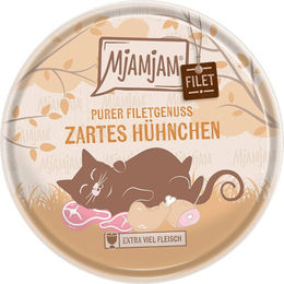 MjAMjAM Cat Purer Filetgenuss zartes Hühnchen Adult 16 x 80 g - 8 x 80 g – Bild 1 von 4