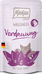 MjAMjAM Cat Wellness Verdauung Huhn Monoprotein Mousse für Katzen Adult 12 x 125 g - 12 x 125 g – Bild 1 von 3