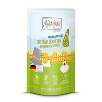 Produktbild von MjAMjAM Chicks & Friends Hühnchen an Zucchini Getreidefreie Quetschie Beutel für Küken 12x125g