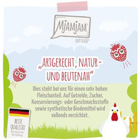 Produktbild von MjAMjAM Chicks & Friends Hühnchen mit Erdbeeren Quetschie Mousse Getreidefrei mit hohem Fleischanteil 6 x 300g - 6 x 300 g
