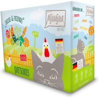 Produktbild von MjAMjAM Chicks & Friends Katzen Nassfutter Huhn Getreidefrei mit hohem Fleischanteil 12x125g - 12 x 125 g