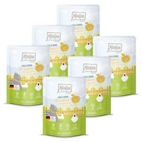 Produktbild von MjAMjAM Chicks & Friends Quetschie Hühnchen mit Apfelstückchen in Sauce getreidefrei hoher Fleischanteil 6 x 300g - 6 x 300 g