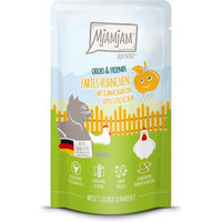 Produktbild von MjAMjAM Chicks und Friends Hühnchen an Apfel Getreidefrei und Glutenfrei 12x125g
