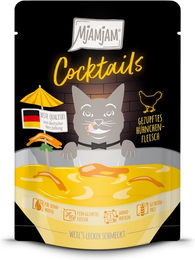 MjAMjAM Cocktails Leckerli Gezupftes Hühnchenfleisch für Katzen 40 g - 20 x 40 g – Bild 1 von 4