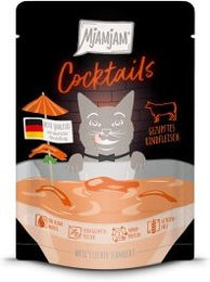 Produktbild von MjAMjAM Cocktails Rind Katzenfutter mit hohem Fleischanteil 20x40 g