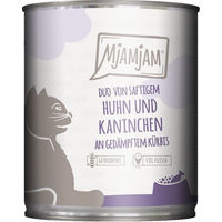 Produktbild von MjAMjAM Duo Huhn und Kaninchen mit Kürbis für Kleintiere ohne Zucker 6x800g - 6 x 800 g