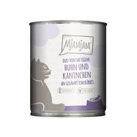 Produktbild von MjAMjAM DUO Hundefutter Huhn und Kaninchen mit Kürbis ohne Zucker 24x800g