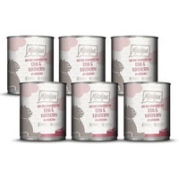 Produktbild von MjAMjAM Duo Nassfutter für Katzen mit Rind und Kaninchen an Möhrchen 480g