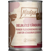 Produktbild von MjAMjAM Hund Nassfutter Känguru pur getreidefrei monoprotein 6 x 400 g - 6 x 400 g