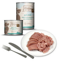 Produktbild von MjAMjAM Hund Nassfutter Pute Adult Getreidefrei Monoprotein 6x400g - 6 x 400 g