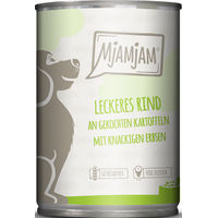 Produktbild von MjAMjAM Hund Nassfutter Rind in Sauce für Adult 6 x 400 g mit hohem Fleischanteil - 400 g