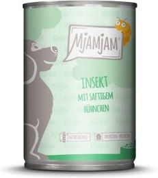 Produktbild von MjAMjAM Hundefutter Adult Insekt mit Hühnchen glutenfrei 6x400 g - 6 x 400 g