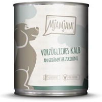 Produktbild von MjAMjAM Hundefutter Adult Kalb und Zucchini glutenfrei ohne Konservierungsstoffe 6x800 g - 6 x 800 g