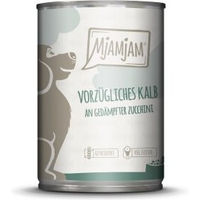 Produktbild von MjAMjAM Hundefutter Adult Kalb und Zucchini mit hohem Fleischanteil glutenfrei 6x400 g - 6 x 400 g