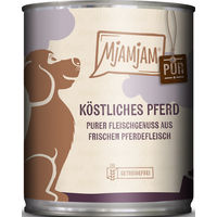 Produktbild von MjAMjAM Hundefutter Adult Pferd Monoprotein Stückchen in Sauce 6 x 800 g - 6 x 800 g