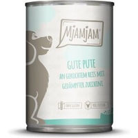 Produktbild von MjAMjAM Hundefutter Adult Pute mit Reis und Zucchini glutenfrei 6x400 g - 6 x 400 g