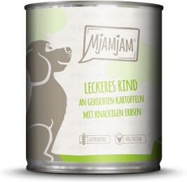 Produktbild von MjAMjAM Hundefutter Adult Rind mit Kartoffel glutenfrei mit hohem Fleischanteil 6x800 g - 6 x 800 g