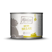 Produktbild von MjAMjAM Hundefutter Ente und Pute an Kürbis getreidefrei und ohne Zucker 24x200g
