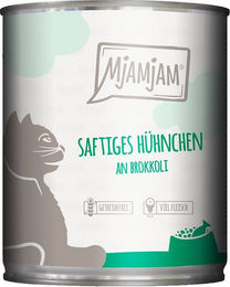 Produktbild von MjAMjAM Hundefutter Huhn in Sauce ohne Zucker 24x800g - 24 x 800 g