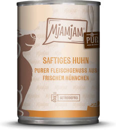 Produktbild von MjAMjAM Hundefutter Huhn Monoprotein 12x400g - 12 x 400 g