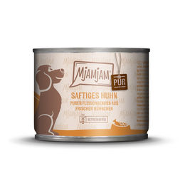 Produktbild von MjAMjAM Hundefutter Huhn Stückchen in Sauce getreidefrei und monoprotein 6x200 g