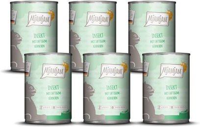 Produktbild von MjAMjAM Hundefutter Insekt mit Hühnchen getreidefrei und hypoallergen - 6 x 400 g