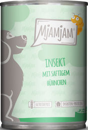 MjAMjAM Hundefutter Insekt mit Hühnchen Stückchen in Sauce Hypoallergen Adult 6 x 400 g - 400 g – Bild 1 von 5