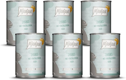Produktbild von MjAMjAM Hundefutter Insekt mit Kalb getreidefrei und hypoallergen - 6 x 400 g