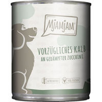 Produktbild von MjAMjAM Hundefutter Kalb mit gedämpfter Zucchini 6x800g