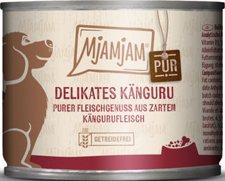 MjAMjAM Hundefutter Känguru pur Monoprotein getreidefrei Adult 6 x 200 g - 6 x 200 g – Bild 1 von 5