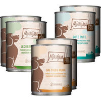 Produktbild von MjAMjAM Hundefutter Mixpaket I mit Huhn, Rind und Pute getreidefrei und monoprotein 6 x 800 g - 6 x 800 g