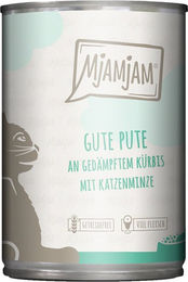 MjAMjAM Hundefutter Pute an gedämpftem Kürbis 12x400g – Bild 1 von 2