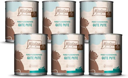Produktbild von MjAMjAM Hundefutter Pute getreidefrei ohne Konservierungsstoffe und Zucker 4800g - 6 x 0,8 kg