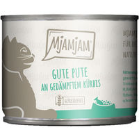 Produktbild von MjAMjAM Hundefutter Pute mit gedämpftem Kürbis 24x 200 g