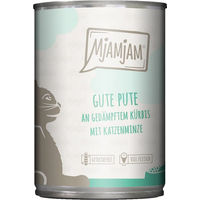 Produktbild von MjAMjAM Hundefutter Pute mit gedämpftem Kürbis 24x400 g
