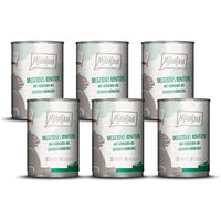 Produktbild von MjAMjAM Hundefutter Rentier mit Huhn und Möhren 2400g - 6 x 400 g