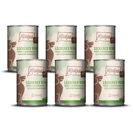 Produktbild von MjAMjAM Hundefutter Rind Adult Getreidefrei und Ohne Zucker 6x400g