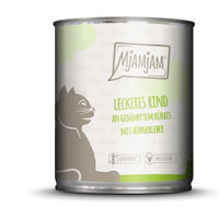 Produktbild von MjAMjAM Hundefutter Rind an gedämpftem Kürbis Adult 24x800g