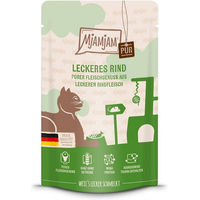 Produktbild von MjAMjAM Hundefutter Rind mit hohem Fleischanteil 12x125g