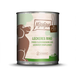 MjAMjAM Hundefutter Rind Stückchen in Sauce Getreidefrei Monoprotein Adult 6 x 800g - 6 x 800 g – Bild 1 von 2
