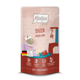 Produktbild von MjAMjAM Hundefutter Senior Rind Getreidefrei Monoprotein Creme 12x125g