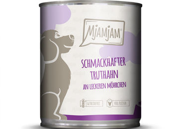 MjAMjAM Hundefutter Truthahn mit Stückchen in Sauce für Adult 6 x 800 g mit hohem Fleischanteil - 6 x 800 g – Bild 1 von 5