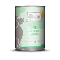 Produktbild von MjAMjAM Hypoallergenes Hundefutter Insekt mit Hühnchen 6x400g