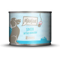 Produktbild von MjAMjAM Junior Hundefutter Saftiges Huhn mit Ei 6x200 g