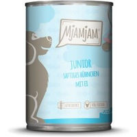 Produktbild von MjAMjAM Junior Hundefutter Saftiges Hühnchen mit Ei Glutenfrei 6x400g - 6 x 400 g